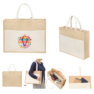 Jute Tote Bag